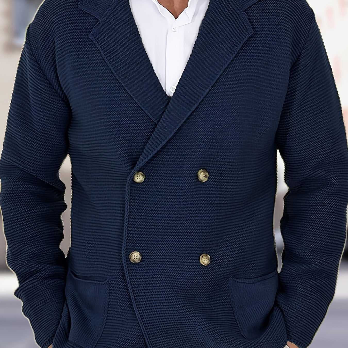 CARDIGAN ÉLÉGANT EN LAINE POUR HOMME