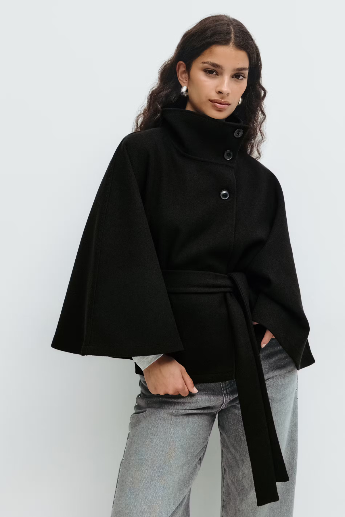 Sienna Belt Cape Jacket