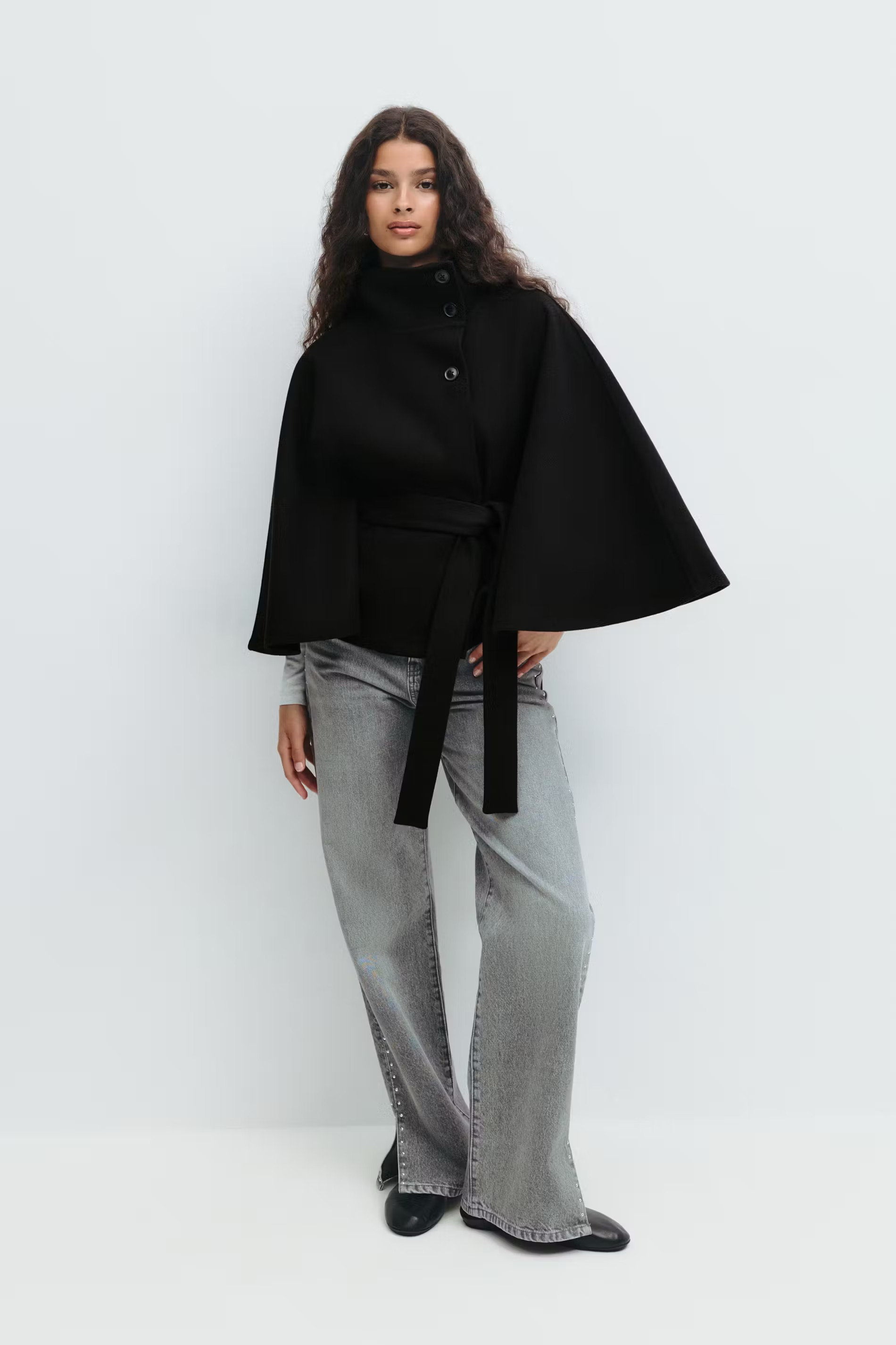 Sienna Belt Cape Jacket