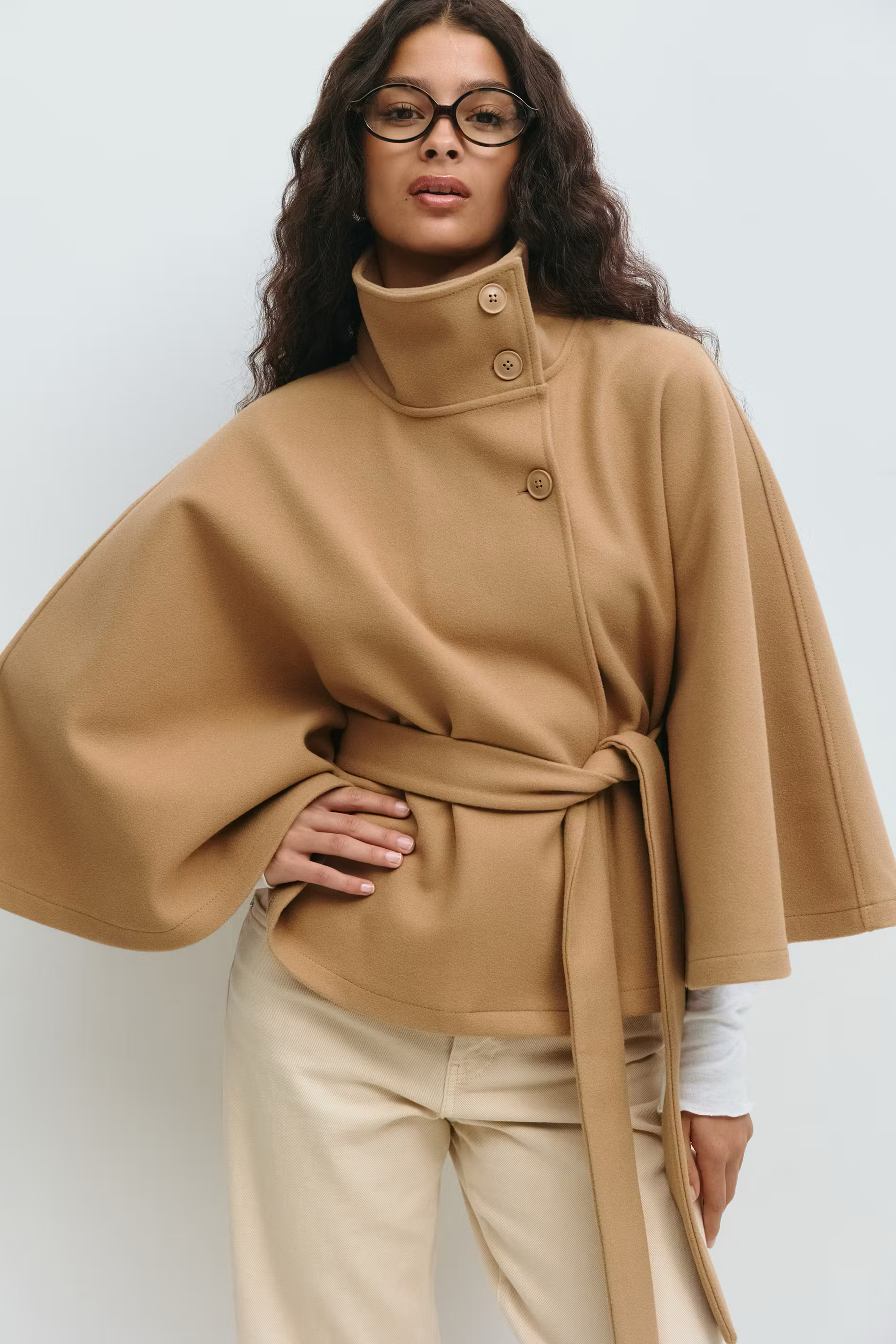 Sienna Belt Cape Jacket