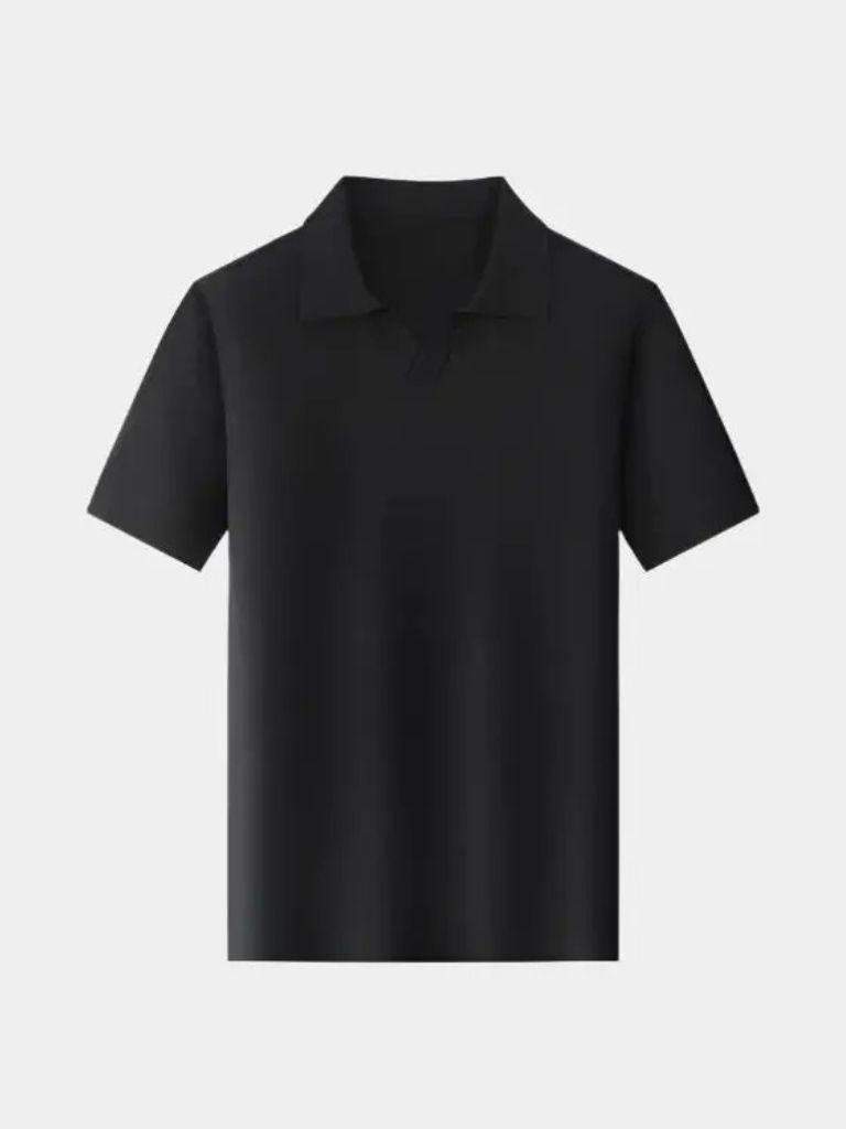 Casual Buttonless Knit Polo Shirt - Finley & Family
