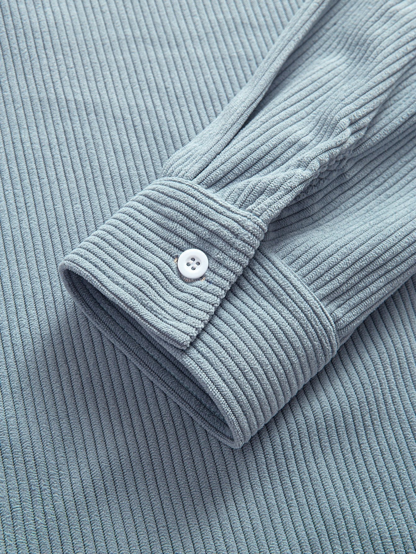 Corduroy Patchwork Shirt & Straight Leg Corduroy Pants