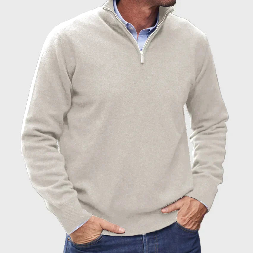 PULL AVEC ZIP POUR HOMME