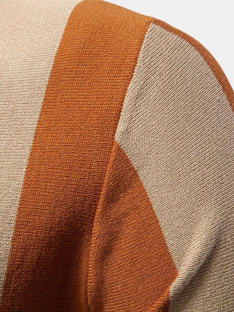 Navy Striped Polo - Finley & Family