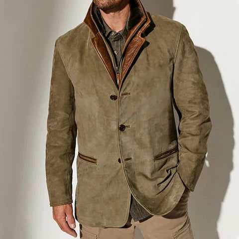 Jack™ | Veste Élégance Suédée