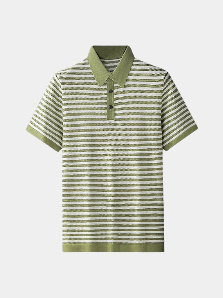 Classic Striped Polo