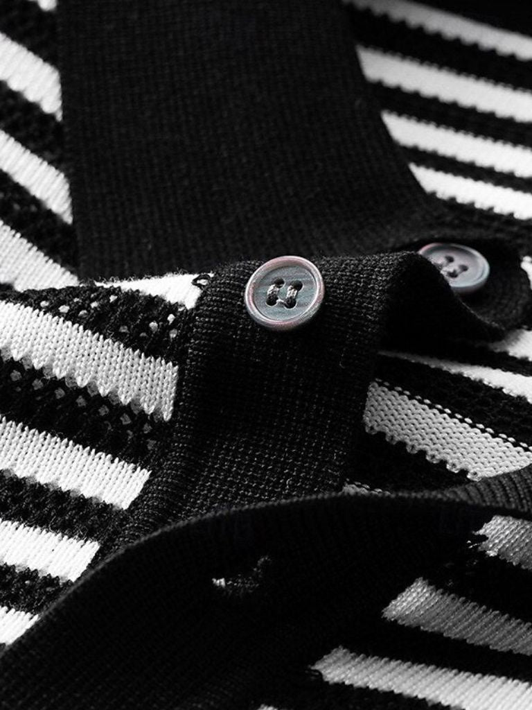 Classic Striped Polo