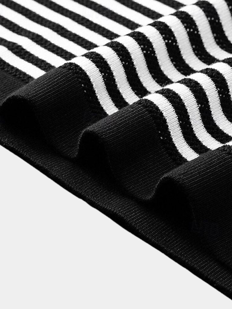 Classic Striped Polo