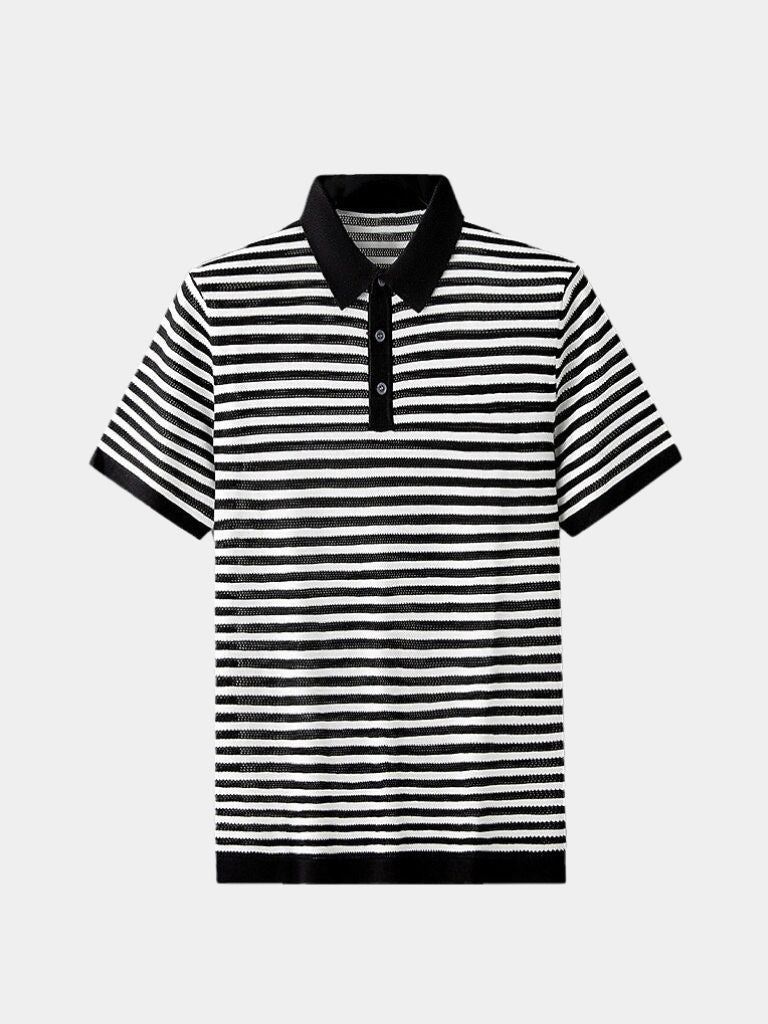 Classic Striped Polo