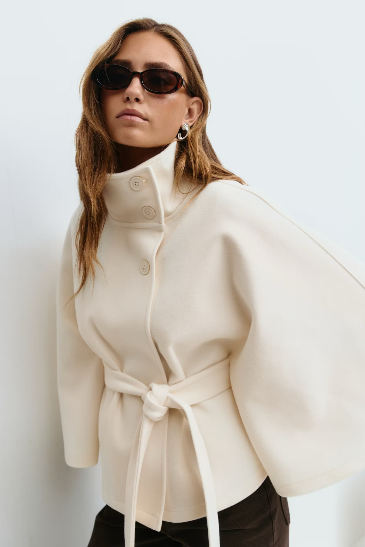 Sienna Belt Cape Jacket
