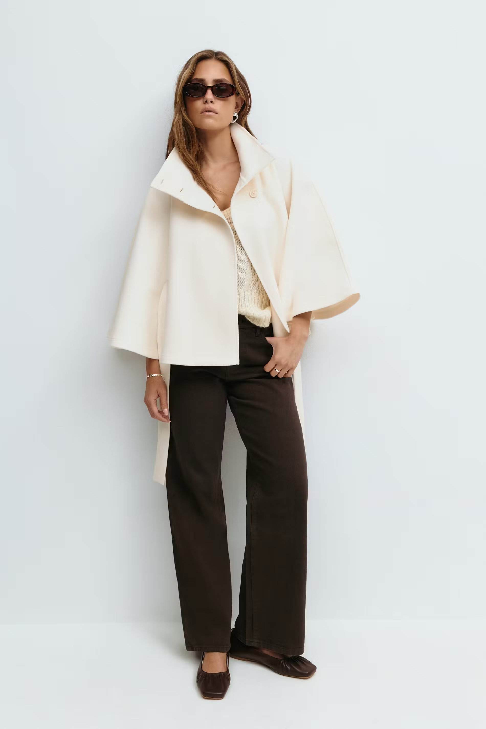Sienna Belt Cape Jacket